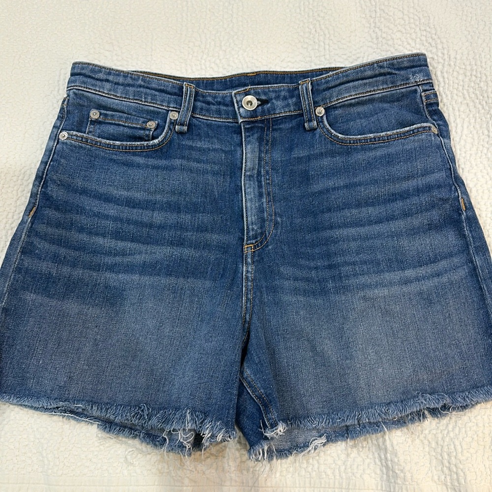 Rag and Bone Nina High rise shorts with 4 inch inseam